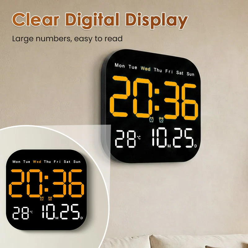 đ„HOT SALE 49% OFFâ°Multifunctional Digital Alarm Clock for Home & Office - Image 12