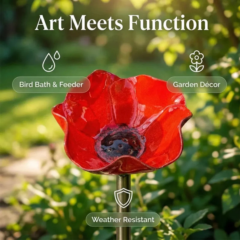💖🎁2026 Mother's Day Gifts 50% Off--🎁Handmade Metal Flower Garden Stake🐦 - Image 3