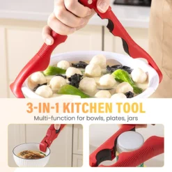 Alternative view of 3-in-1 Silicone Bowl and Plate Clamp