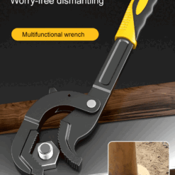 Universal Pointed Tail 3-Sided Self-Locking Ratchet Wrench