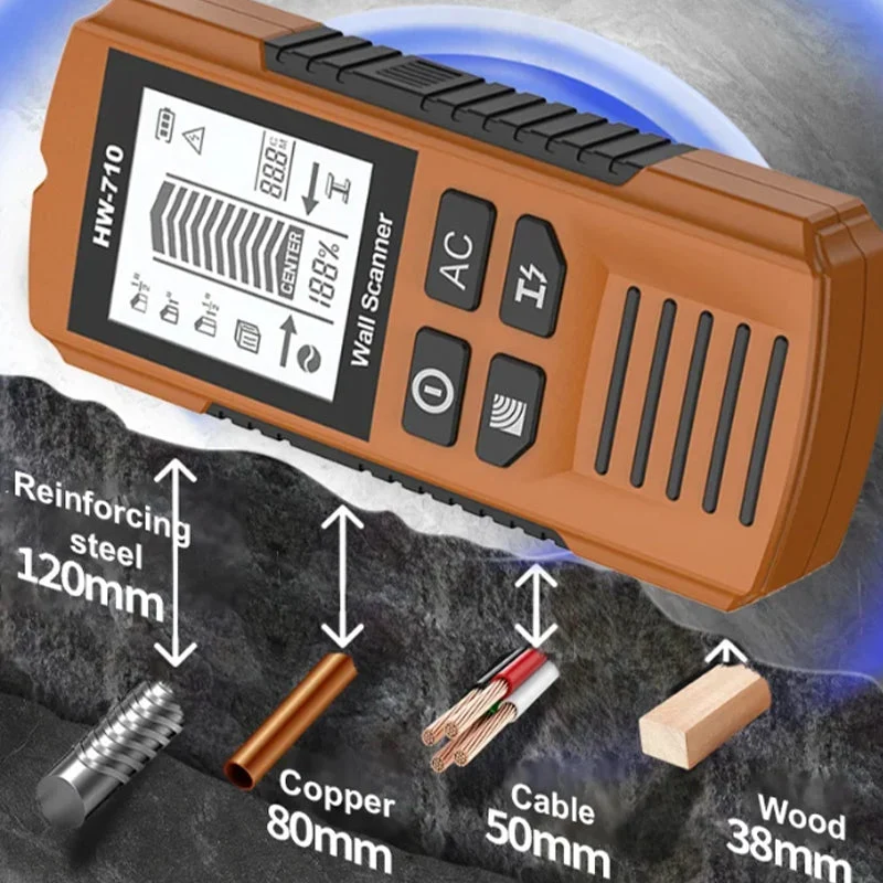 Multifunction Wall Scanner with LCD Display - Image 3