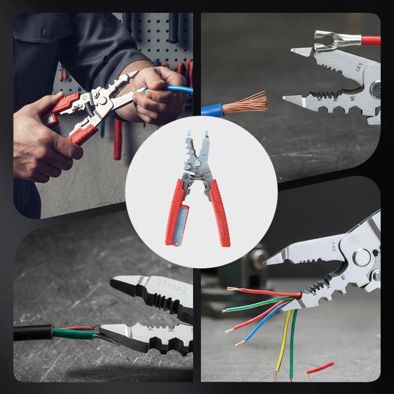 Wire Crimper Stripper with Voltage Detector - Image 2