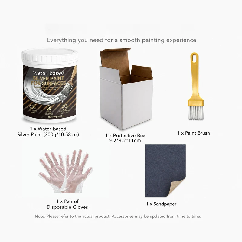 Water-Based Silver Paint for Metal & Wood - Image 18