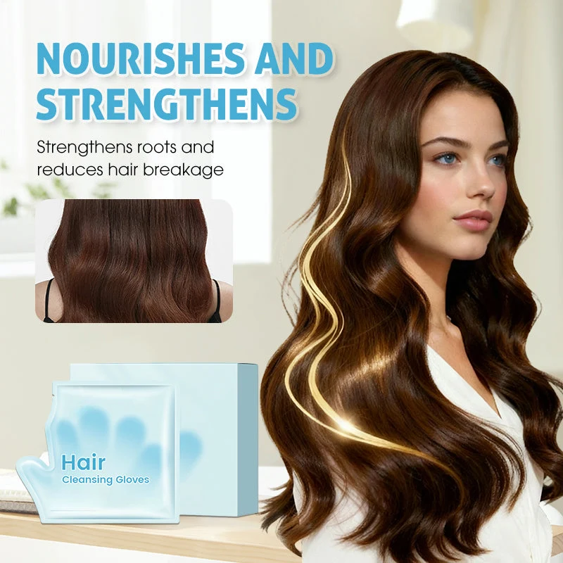Rinse-Free Hair Cleansing Gloves for Oil Control (10-Pack) - Image 5
