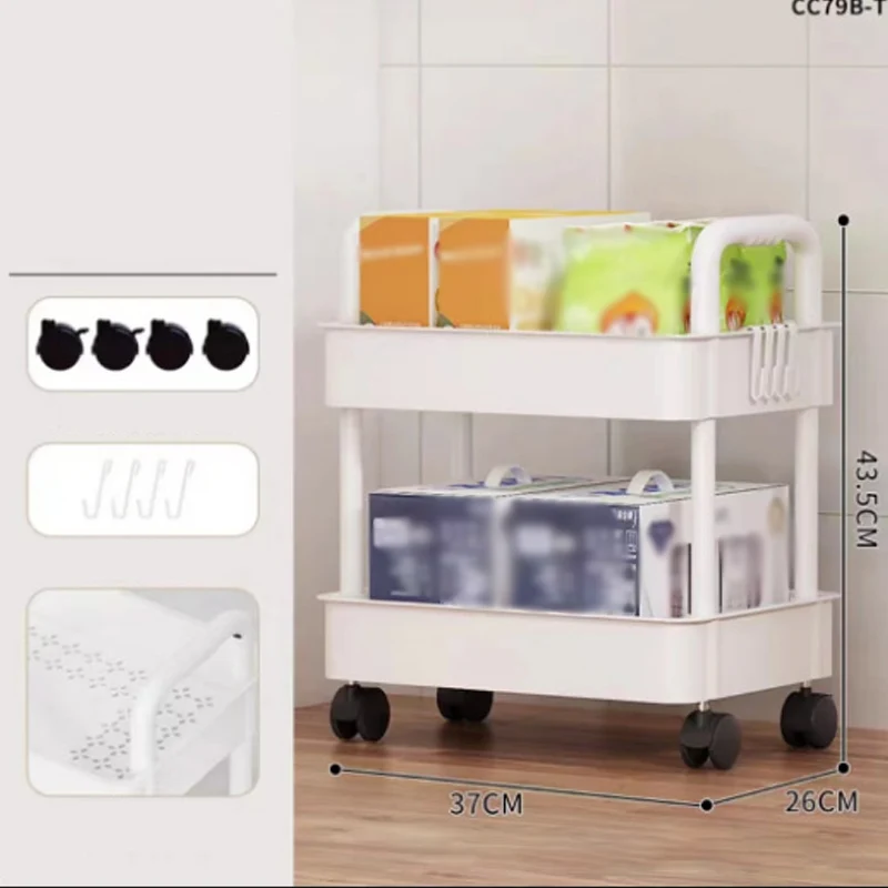 Mobile Kitchen Storage Organizer Rack - Image 18