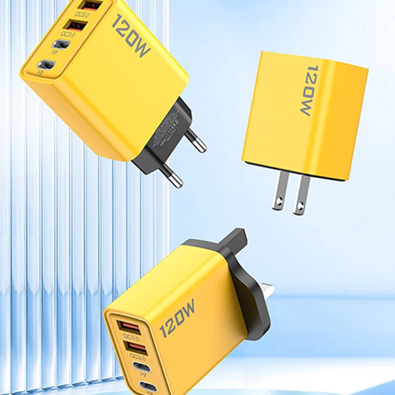 120W 4-Port Fast Charger Block - Image 21