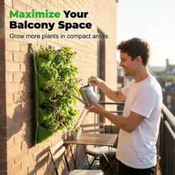 Alternative view of 📢📢Buy 3 Get 1 Free⏰Space Saving Vertical Planter Bags🪜🌱