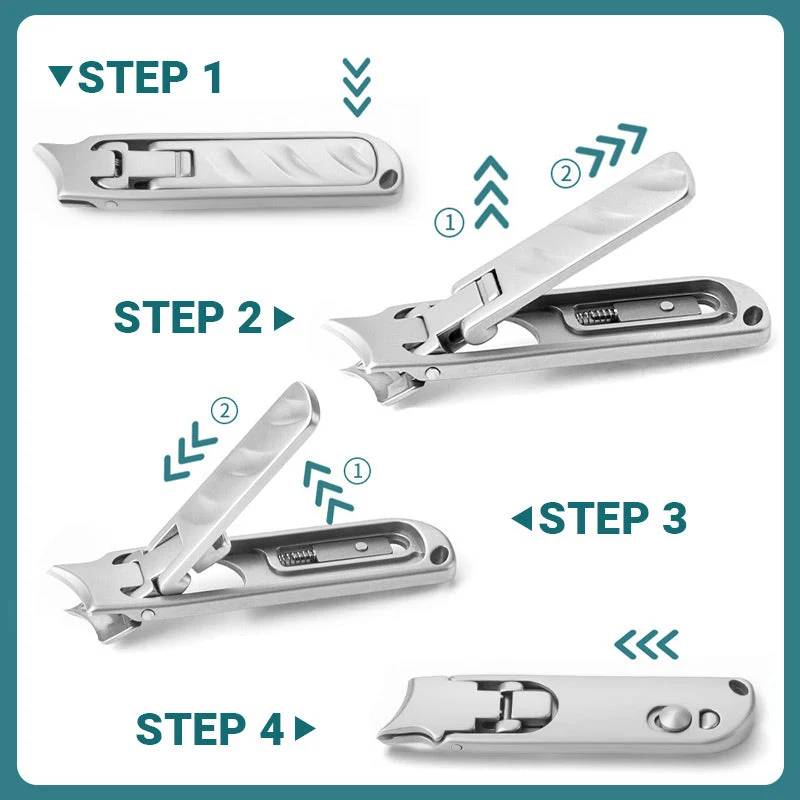 Ultra Thin Slanted Mouth Nail Clippers - Image 7