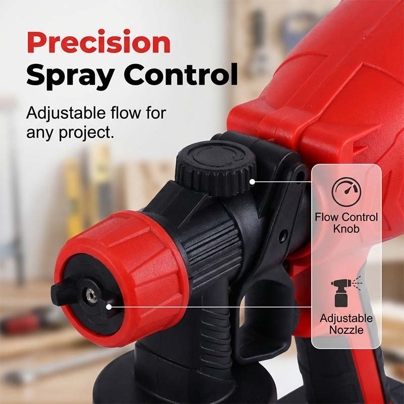 π¨π Cordless paint sprayer β 2 batteries, versatile, for painting & gardening! - Image 4
