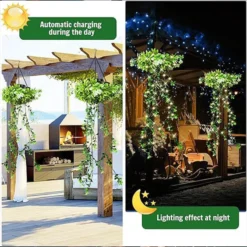 Alternative view of ⏳Limited-time 50% off⏰Solar-Powered Hanging Milan Grass Light🌞💡