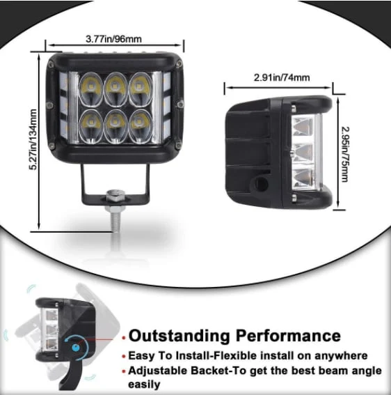 Car Dual Sides LED Dual Color Light - Image 2