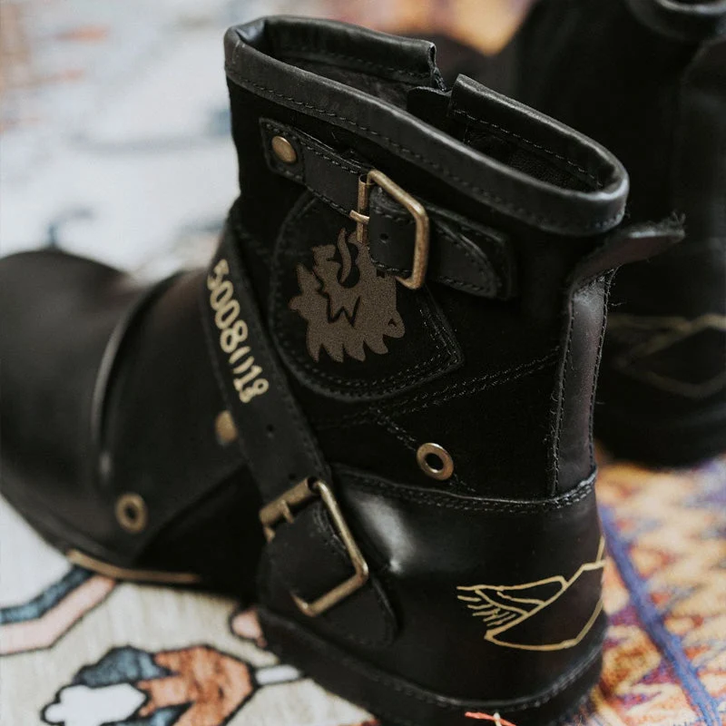 🔥🖤Black Friday Sale:50% OFF🔥Men's Western Cowboy Style Leather Boots - Image 2