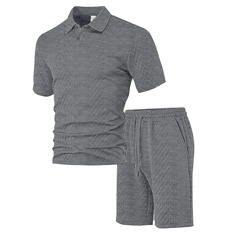π50K+ SOLD!π₯π©³Men's Diamond Print 2-Piece Set β Ready in seconds! Soft, breathable top with easy shorts. No fuss, just style. Perfect for garden BBQs or coffee dates. - Image 20