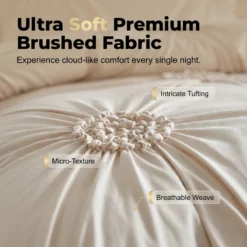 Alternative view of 📢📢40% OFF !! ⏰Elegant Pinch Pleat Duvet Cover Set