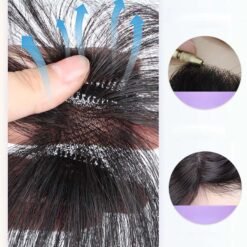 Alternative view of Lightweight Clip-on Extensions Invisible Topper Wig