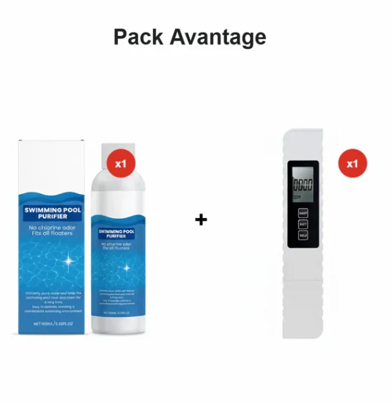 π§ Swimming Pool Purifying Liquid β Crystal Clear Water, Zero Hassle! β¨ Say goodbye to green water & harsh chemicals β just pure, fresh swimming every time. πββοΈπ - Image 7