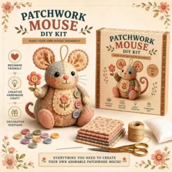 🎁Hot sale🧵Handcrafted Vintage Mouse Plush Sewing Kit