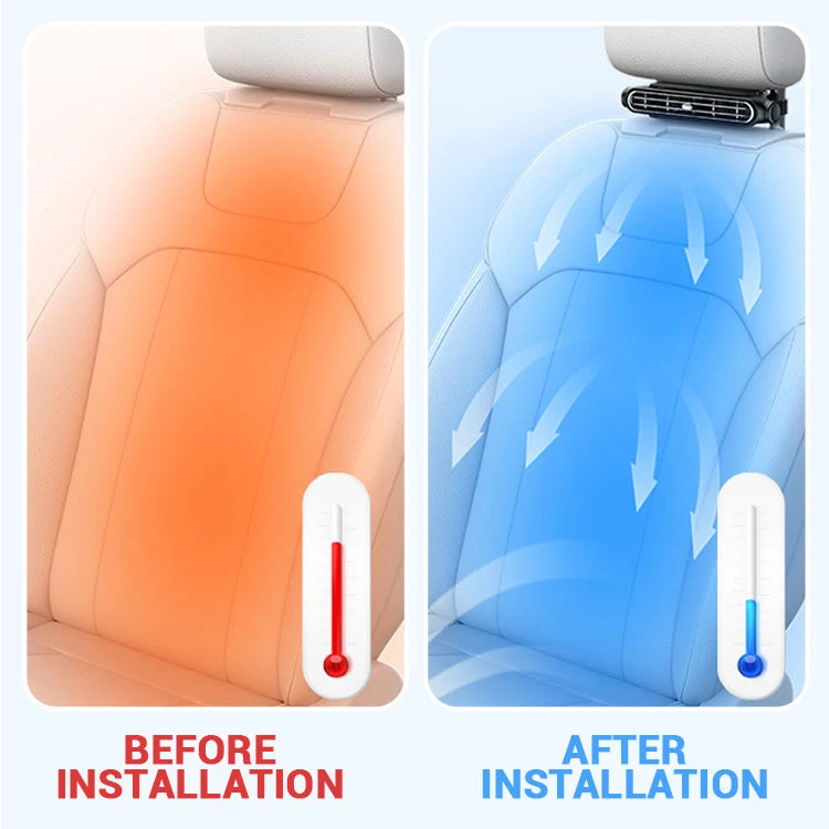 π 50% OFF NOW!π¨ Car Seat Fan β Dual Turbine & USB Powered β Portable Air Cooler for Summer βοΈ - Image 4