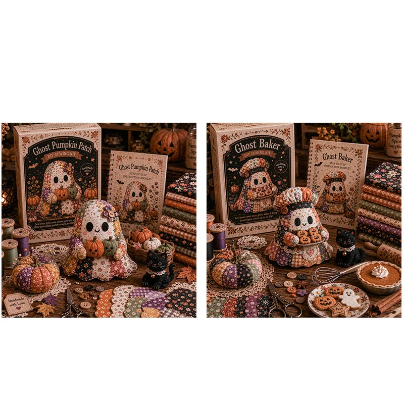🎁Little Ghost's Cozy Halloween DIY Patchwork Kit - Image 20