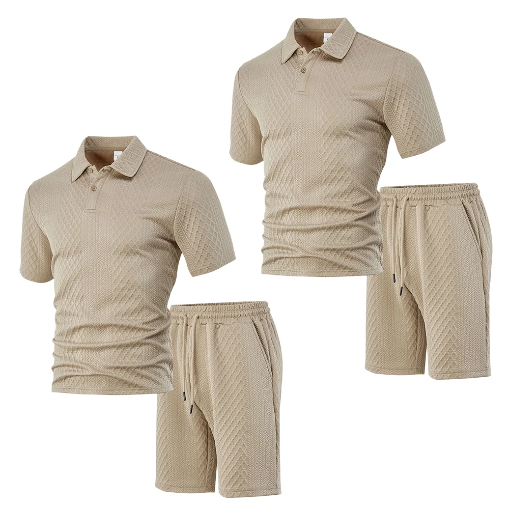 π50K+ SOLD!π₯π©³Men's Diamond Print 2-Piece Set β Ready in seconds! Soft, breathable top with easy shorts. No fuss, just style. Perfect for garden BBQs or coffee dates. - Image 19