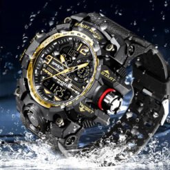 Alternative view of 💦100m Water Resistance⌚Men's Fashion Multifunctional Waterproof Luminous Watch