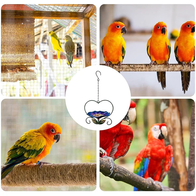 Outdoor Hanging Heart-Shaped Bird Feeder - Image 7