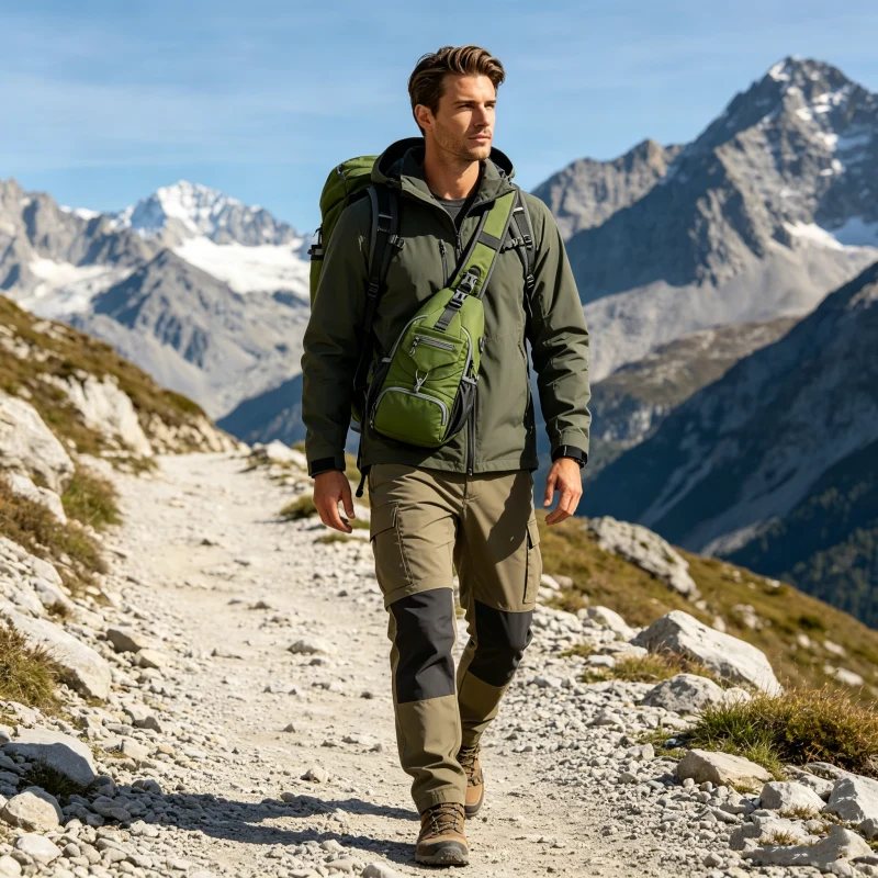 π 50% OFF NOW! π§ Men's Outdoor Sling Bag β Multi-Pocket, Water-Resistant & Breathable β Perfect for Travel & Daily Use β¨ - Image 9
