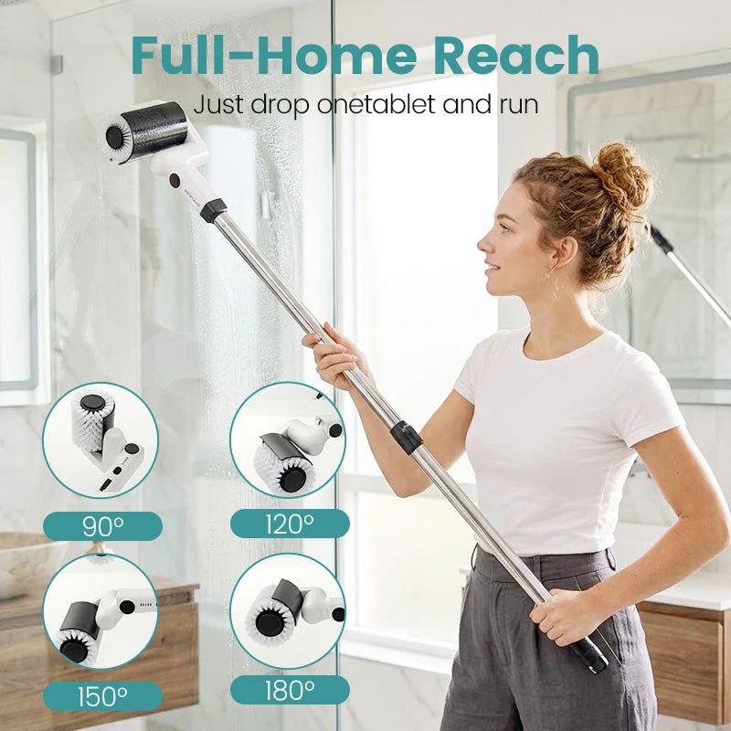 4-in-1 Telescopic Electric Cleaning Brush - Image 4