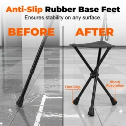 Alternative view of Folding Walking Cane with Seat