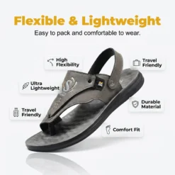 Alternative view of Men's Convertible 2-in-1 Sandals & Slippers