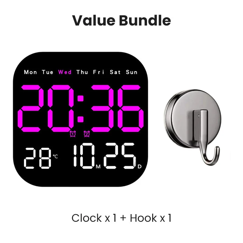 đ„HOT SALE 49% OFFâ°Multifunctional Digital Alarm Clock for Home & Office - Image 9