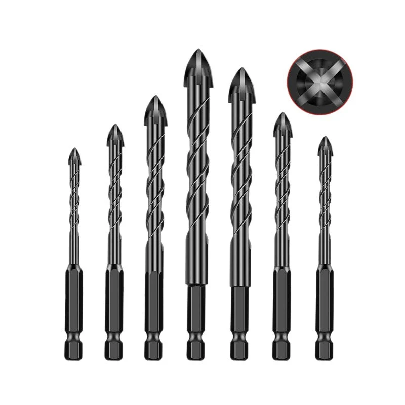 Four-Flute Sawtooth Drill Bit Set - Image 4