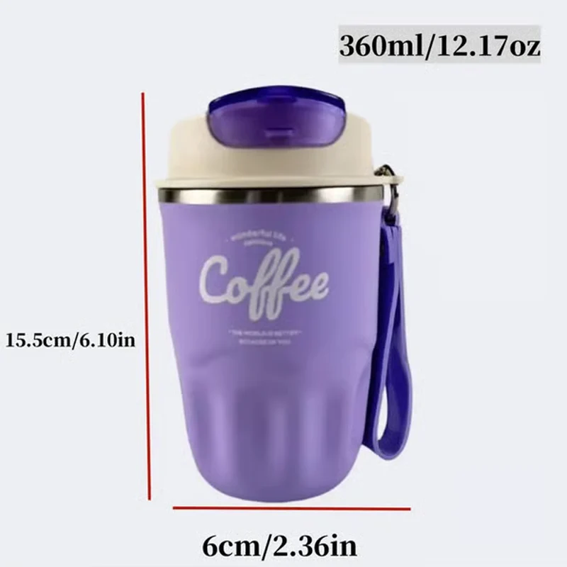 Stainless Steel Insulated Coffee Cup - Image 14