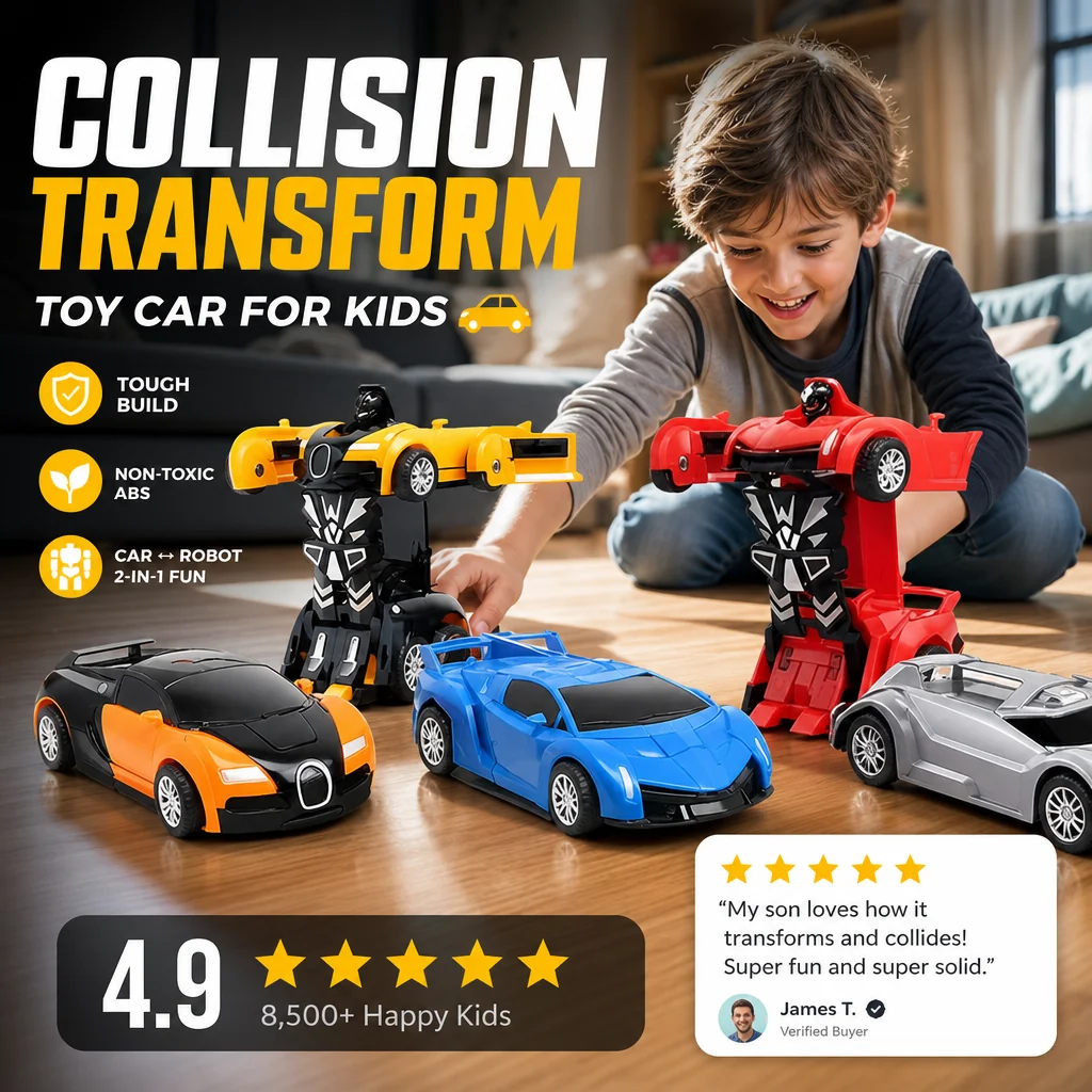🎁Hot Sale 49% Off🚗Collision Transform Toy Car for Kids - Image 31