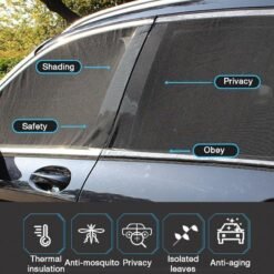 Alternative view of Universal Car Window Sun Shade Curtain