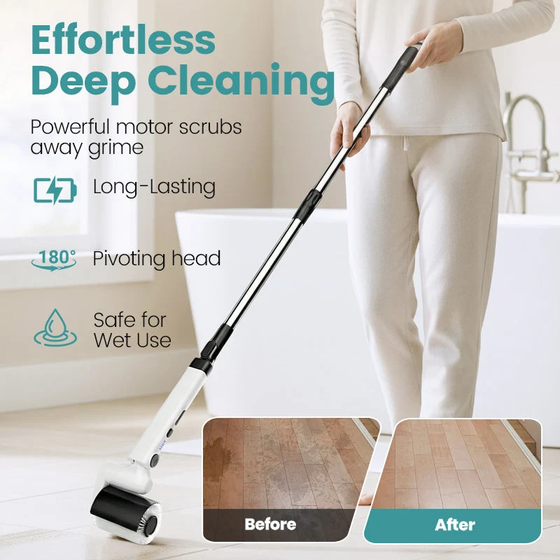 4-in-1 Telescopic Electric Cleaning Brush