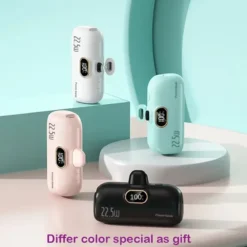Alternative view of 🏆Flash Sale⚡🎉$ 19.99 Today Only⏰5000mAh Mini Portable Charger Power Bank for phone🔋