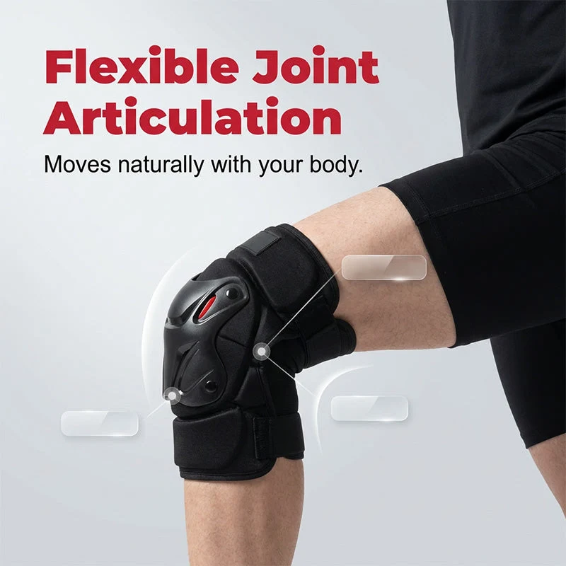 ποΈ 40% OFF NOW! π‘οΈ Motorcycle Knee and Elbow Protector Set β Impact-resistant, adjustable straps & breathable padding β essential for riding, skating or cycling safety πͺ - Image 4