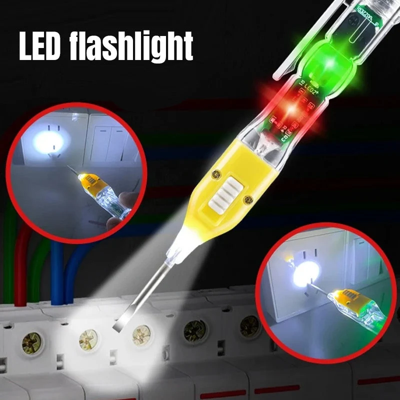 3-in-1 Magnetic Voltage Tester Screwdriver with Flashlight - Image 5