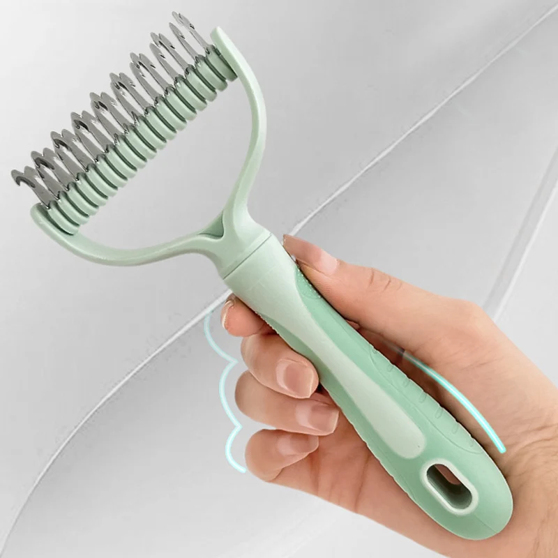 Dual-Sided Pet Grooming Rake - Image 5