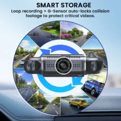 Alternative view of 4-Lens HD Night Vision Dash Cam