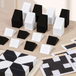 Alternative view of Creative Black & White Block Puzzles Set for Kids