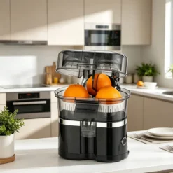 Dual-Head Automatic Citrus Juicer