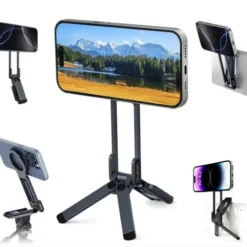 Alternative view of 📢📢50% off!! ⏰ Magnetic Mount – 5-in-1 Mini Tripod with Dual MagSafe Magnets, Foldable Hook & Arca-Swiss Base! 📱🎥