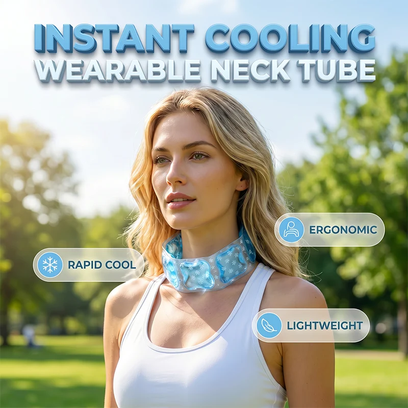 Instant Cooling Wearable Neck Tube