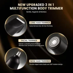 Alternative view of 3-in-1 Electric Body Groomer Kit