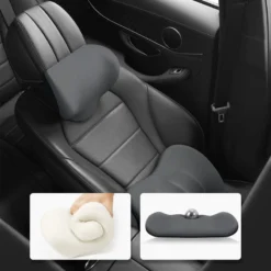 Alternative view of Ergonomic Car Seat Headrest & Lumbar Cushion