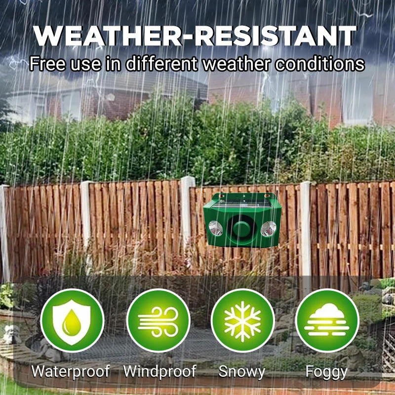 Beast Repellent Solar Warning Lights with Loud Volume - Image 7