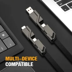 Alternative view of 💥HOT SALE 50% OFF💥4-in-1 Fast Charging & Data Sync Charger Cord