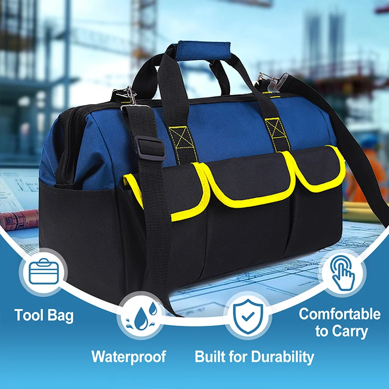 Heavy Duty Tool Bag with Shoulder Strap